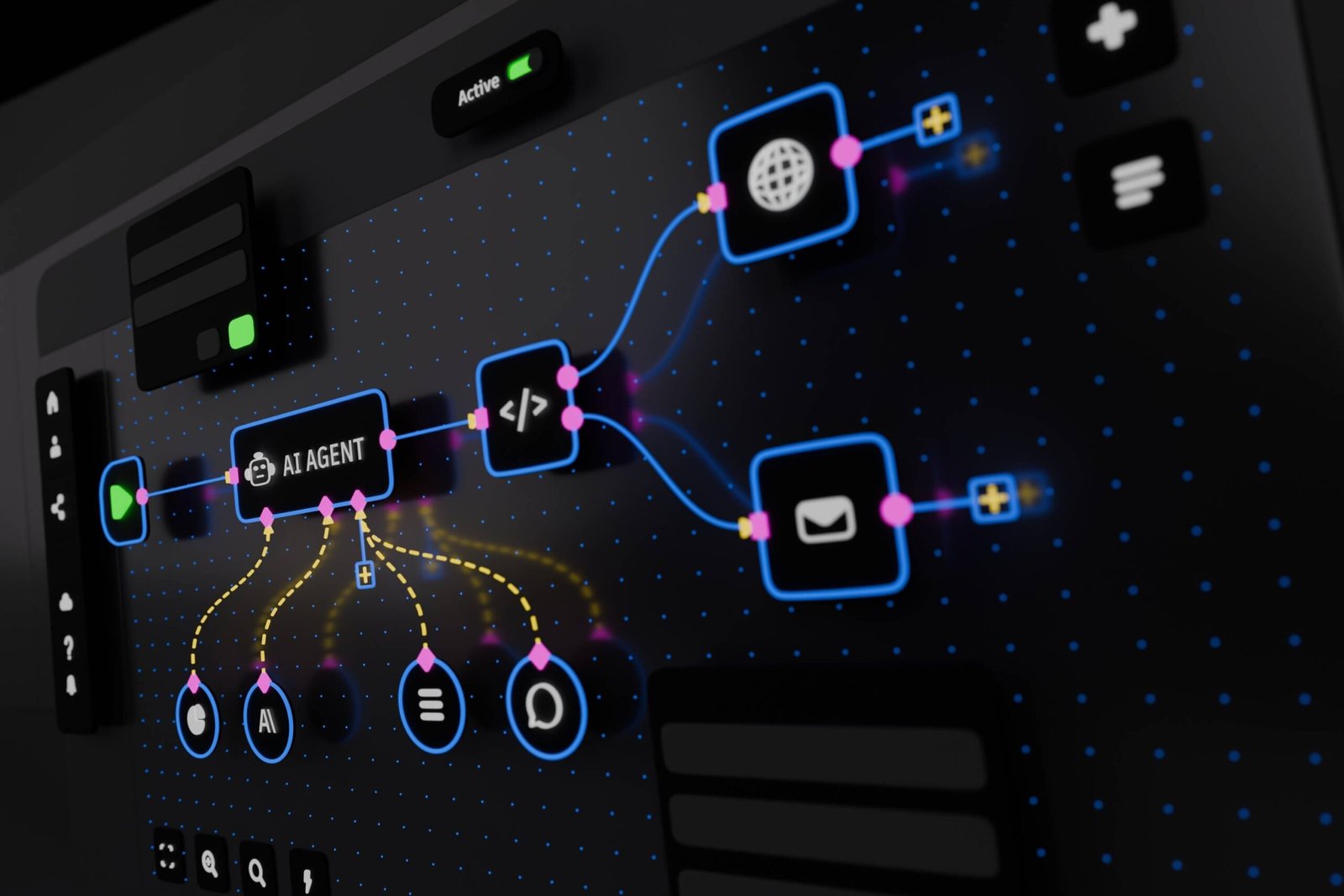 AI agent workflow diagram