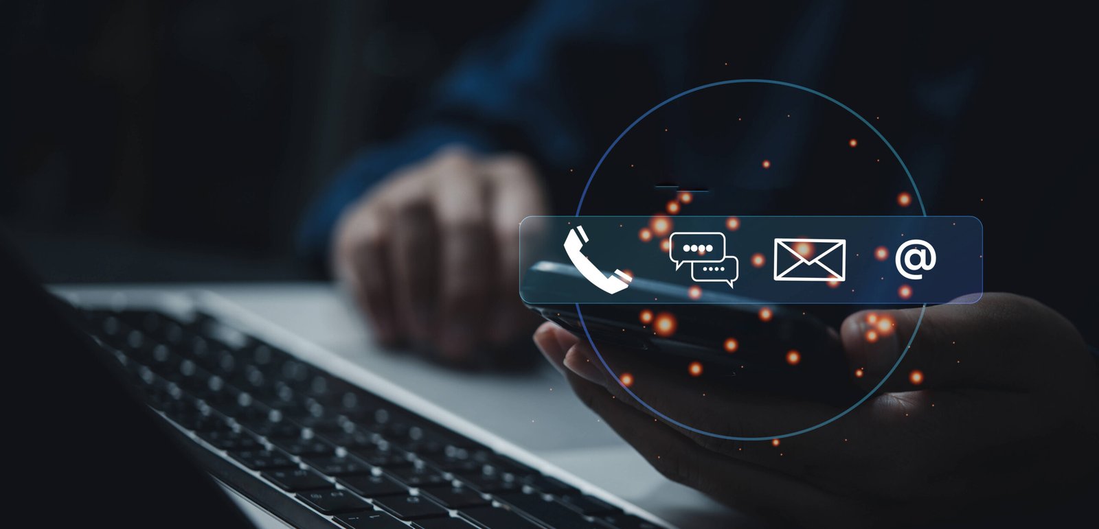 Digital contact icons