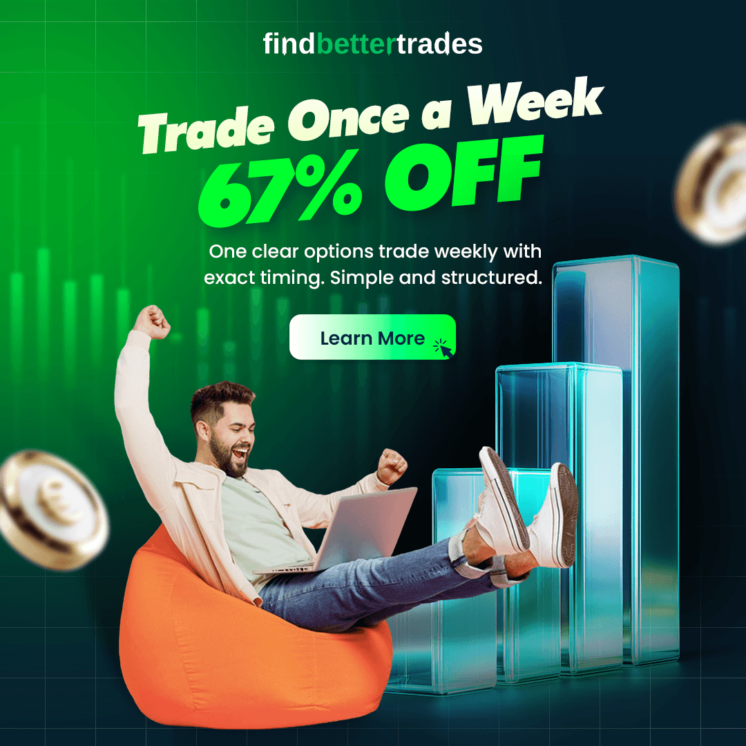 Happy trader on beanbag