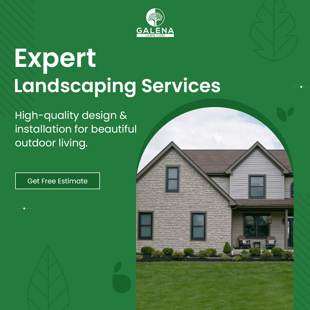 Expert landscaping services ad