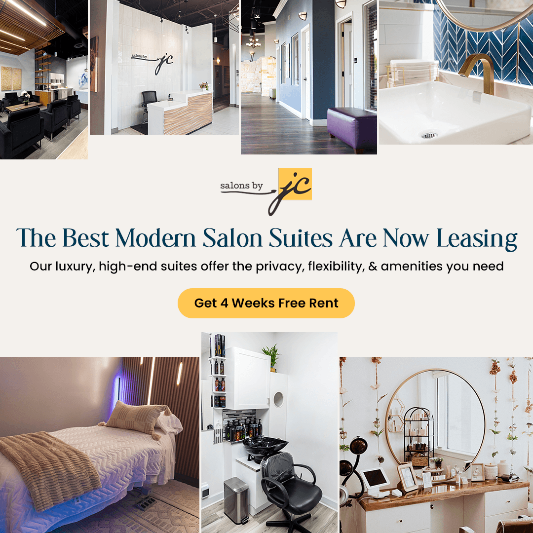 Modern salon suites collage