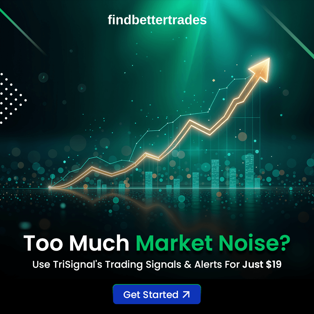Rising stock market chart