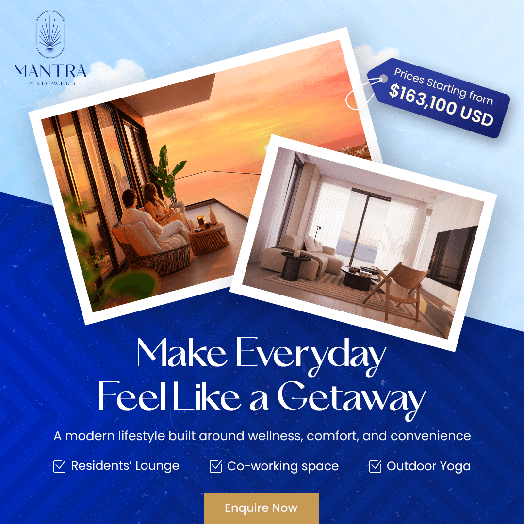 Ocean-view apartment getaway ad