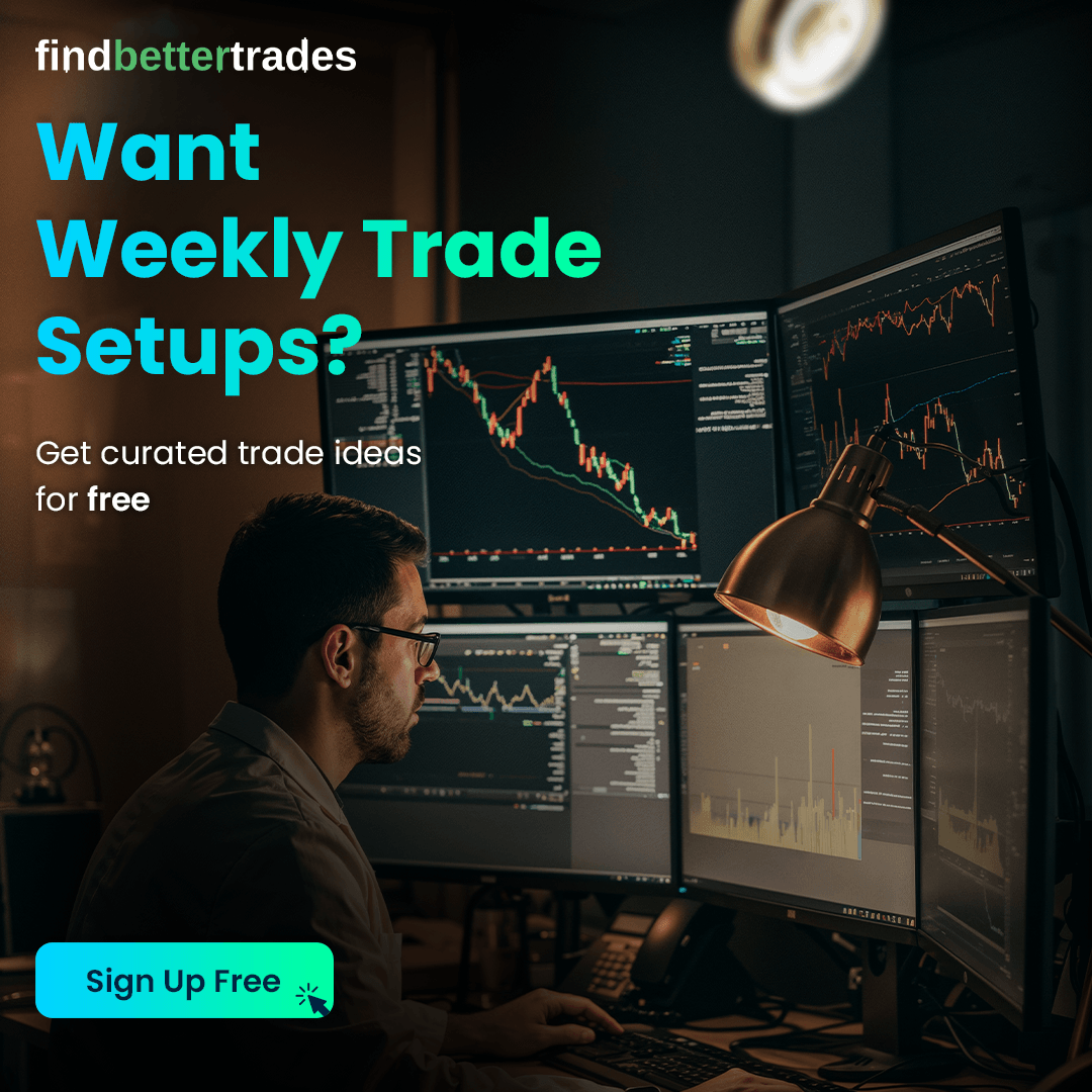 Trader analyzing stock charts