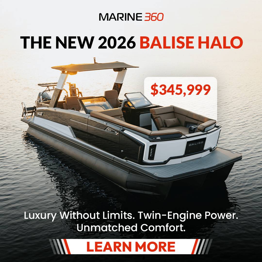 Balise Halo luxury pontoon