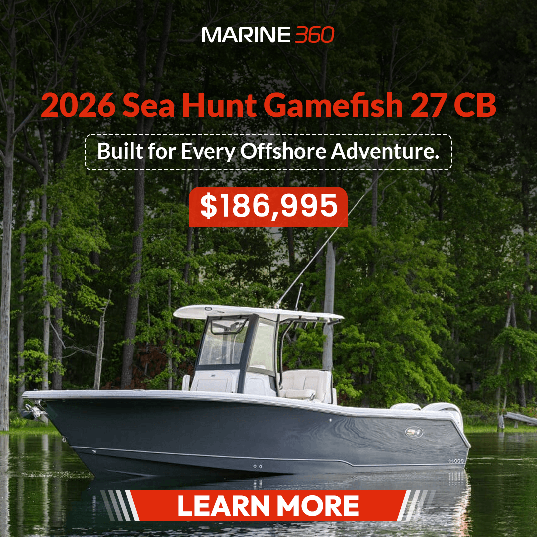 Sea Hunt fishing boat
